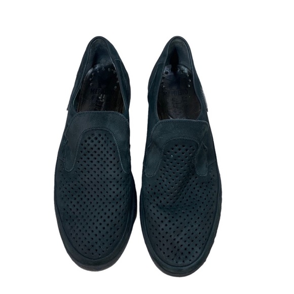 Mephisto Damien Black Perforated Nubuck Leather Slip On Loafers. Euro 9, US 9.5 - Picture 2 of 6